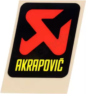 Akrapovic sticker 60x57 mm
