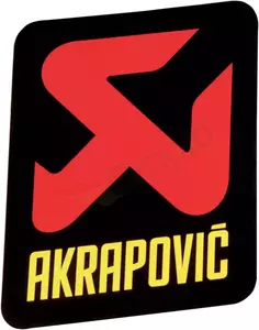 Akrapovic sticker 75x70 mm