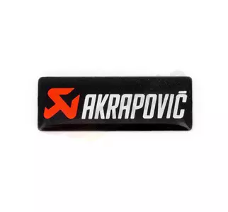 Akrapovic hittebestendige sticker 30x11 mm