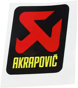 Akrapovic hittebestendige sticker 60x57mm