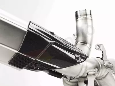 Akrapovic Ducati koolstof demper hitteschild - P-HSD12SO4