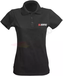 Akrapovic Damen Kurzarm-Poloshirt schwarz XL-1