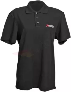 "Akrapovic" vyriški polo marškinėliai trumpomis rankovėmis, juodi 3XL