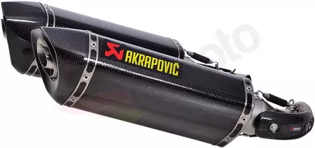 Akrapovic Slip-On Ducati Monster 696 silencieux droit et gauche en carbone