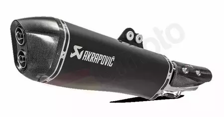 Akrapovic Slip-On lyddæmper Kymco AK550 rustfrit stål - S-KY5SO1-HRAASSBL