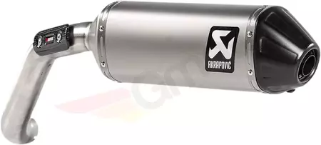 Akrapovic Slip-On Moto Guzzi V85 titanium uitlaatdemper - S-MG8SO1-HFTT