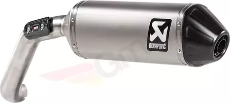 Akrapovic Slip-On Moto Guzzi V85 silenciador de titanio - S-MG8SO2-HFTT