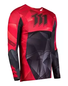 Motorcykel-sweatshirt 111 Racing 111.1 Hell Red sort/rød M - 2-0262-704-9749-M