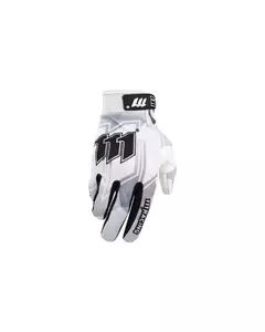 Mănuși de motocicletă 111 Racing Moto RA alb/negru M-1