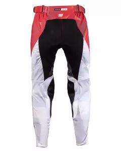 Kalhoty na motorku 111 Racing 111.1 Sharp Red/White 32 - 2-5515-450-9759-32