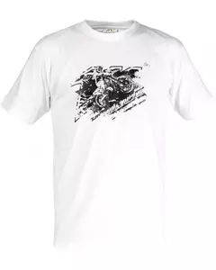 T-shirt 111 Racing hvid L - 0-0311-900-1082-L