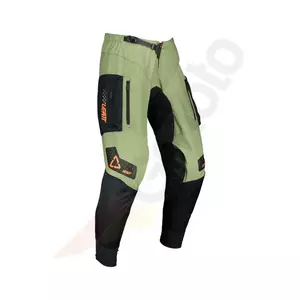Pantalon Leatt 4.5 V23 moto cross enduro vert cactus noir 3XL-1