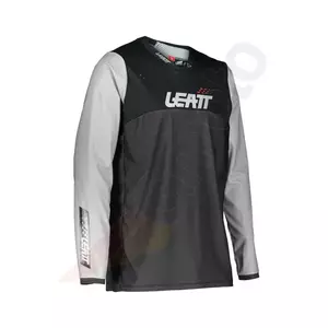 Sweat-shirt Leatt moto cross enduro 4.5 V22 gris graphite noir XXL - 5022030234