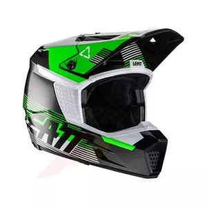 Leatt GPX 3.5 V22 черна зелена XXL мотоциклетна крос ендуро каска-1