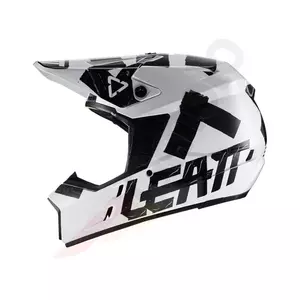 Capacete Leatt GPX 3.5 V22 branco preto XXL para motociclismo cross enduro-3