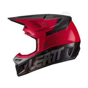 Kask motocyklowy cross enduro Leatt GPX 8.5 V22 + Gogle Velocity 5.5 czerwony czarny XS-3