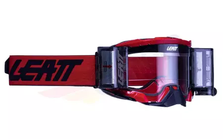 Motocyklové brýle Leatt Velocity 5.5 V23 Roll-Off červené černé čiré sklo 83%-1
