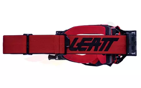 Leatt Velocity 5.5 V23 Roll-Off motorbril rood zwart helder glas 83%-2