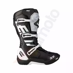 Leatt 3.5 junior cross enduro topánky na motorku čierna biela 33 (stielka 21 cm)-3
