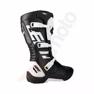 Botas de motociclismo Leatt 3.5 junior cross enduro preto branco 33 (palmilha 21 cm)-4