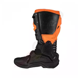 Leatt GPX 4.5 V23 cross enduro motoristični škornji črno oranžni 45,5 29,5 cm-5