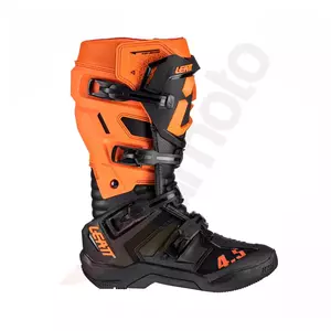 Leatt GPX 4.5 V23 cross enduro topánky na motorku čierna oranžová 43 27,5 cm-3