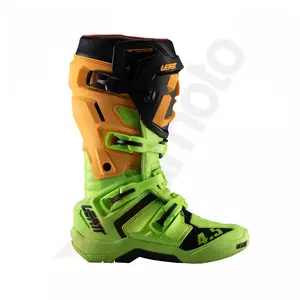 Leatt GPX 4.5 V23 cross enduro μπότες μοτοσικλέτας μαύρο fluo πράσινο 40,5 25,5 cm-3