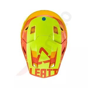Leatt GPX 7.5 V23 cross enduro helma na motorku + brýle Velocity 4.5 Iriz yellow fluo S-5