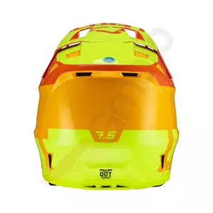 Helm Motorrad cross enduro Leatt GPX 7.5 V23 Brille Velocity 4.5 Iriz orange-gelb S-6