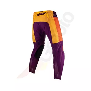 Pantalon Leatt moto cross enduro 4.5 V23 indigo violet orange M-3