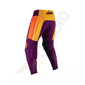 Leatt pantaloni moto cross enduro 4.5 V23 indaco viola arancione M-4