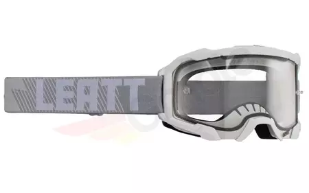 Occhiali da moto Leatt Velocity 4.5 V23 bianco grigio vetro trasparente 83%-1