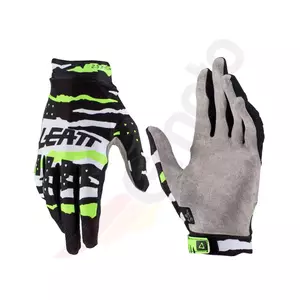 Leatt cross enduro rukavice na motorku 2.5 V23 X-Flow černá bílá zelená fluo S - 6023040700