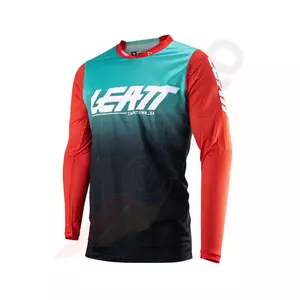 Shirt Motocross Hemd Offroad-Trikot Leatt 4.5 V23 X-Flow dunkelblau rot M-2