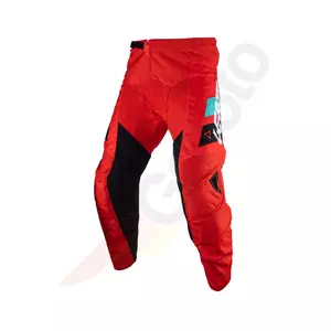 Strój motocyklowy cross enduro Leatt bluza + spodnie 3.5 czerwony czarny niebieski M-5