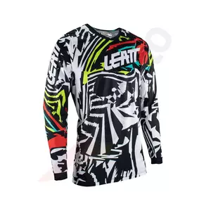 Leatt motor cross enduro outfit sweatshirt + broek 3.5 junior zebra wit zwart rood XL 150-160cm-2