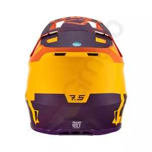 Leatt GPX 7.5 V23 cross enduro helma na motorku + brýle Velocity 4.5 Iriz indigo yellow fluo purple L-6