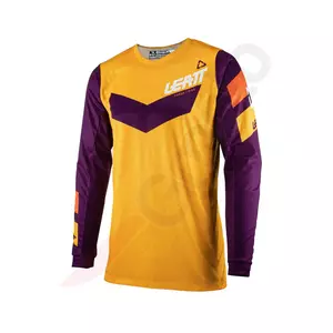 Leatt motoristična cross enduro oprema majica + hlače 3.5 indigo vijolična oranžna S-3