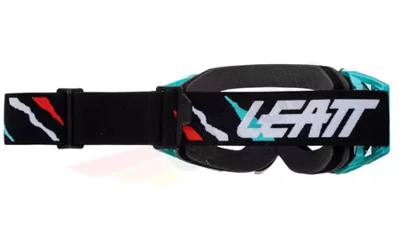 Leatt Velocity 5.5 V23 Motorradbrille schwarz blau geräuchert grau Glas 58 %.-2