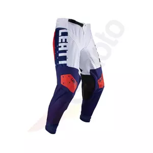 Leatt moto cross enduro pantalones 4.5 V23 real azul marino blanco rojo XXL - 5023032605