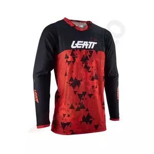 Shirt Motocross Hemd Offroad-Trikot Leatt 4.5 V23 rot schwarz XL - 5023031753