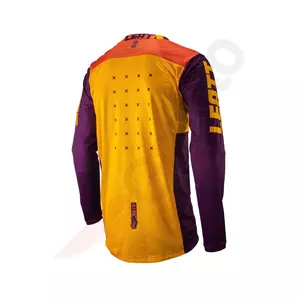 Leatt motocicletă moto cross enduro sweatshirt 4.5 V23 lite portocaliu galben violet M-3