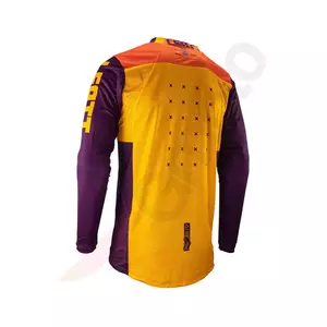 Leatt motocicletă moto cross enduro sweatshirt 4.5 V23 lite portocaliu galben violet M-4