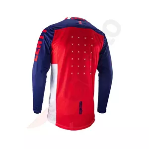 Shirt Motocross Hemd Offroad-Trikot Leatt 4.5 V23 lite dunkelblau rot weiß L-4