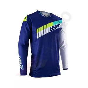 Shirt Motocross Hemd Offroad-Trikot Leatt 4.5 V23 lite dunkelblau weiß M-1