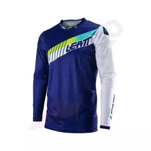 Shirt Motocross Hemd Offroad-Trikot Leatt 4.5 V23 lite dunkelblau weiß M-2