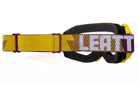 Leatt Velocity 4.5 V23 motorcykelbriller gul fluo lilla gennemsigtigt glas 83%.-2