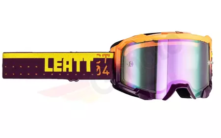 Lunettes de moto Leatt Velocity 4.5 V23 Iriz violet orange jaune miroir violet 78 %.-1