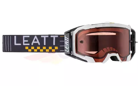 Motocyklové okuliare Leatt Velocity 5.5 V23 biele grafitové sklo 32%-1