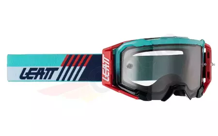 Leatt Velocity 5.5 V23 motorbril rood marineblauw gerookt grijs glas 58%-1